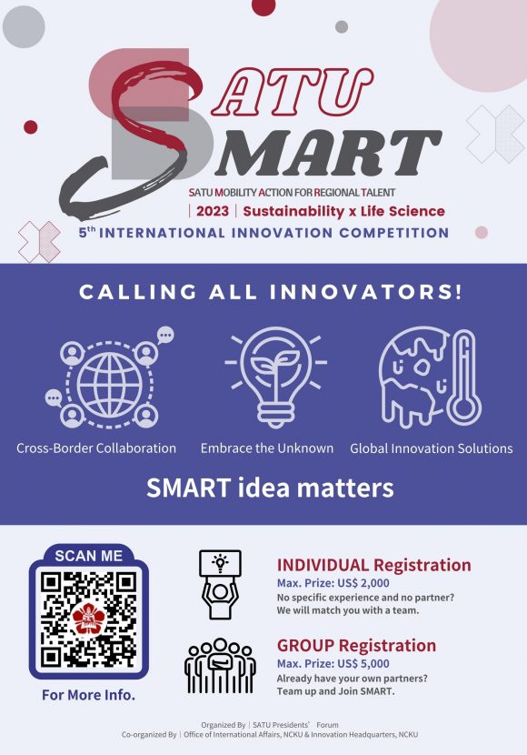 2023 SATU SMART 英文海報 2023 SATU SMART 英文海報